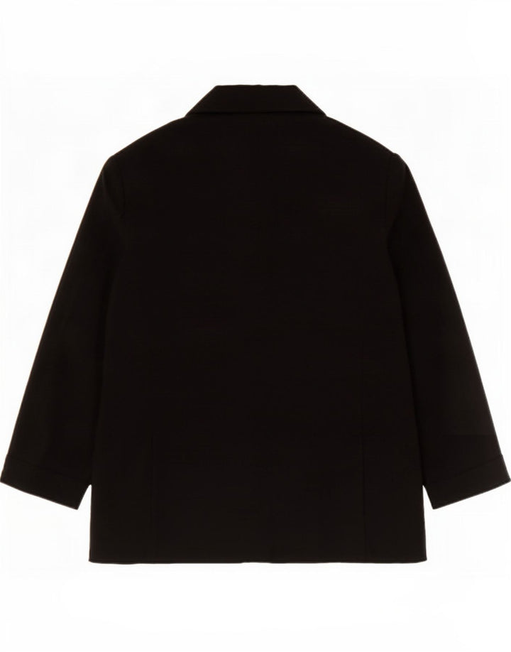 Marks & Spencer Veste blazer ouverte à manches 3/4 pour femme UK 14 Large Noir