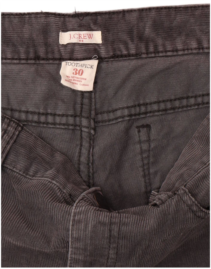 J. Crew Short cure-dents en velours côtelé W30 pour homme en coton gris moyen