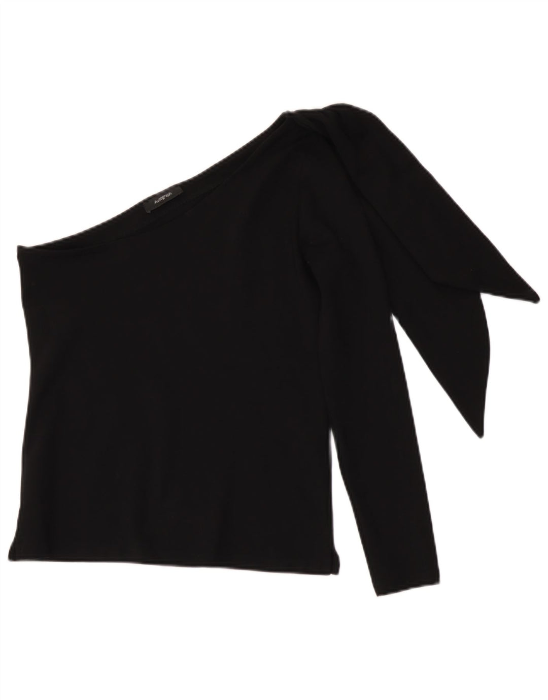 Marks & Spencer Haut asymétrique pour femme UK 10 Small Noir Viscose