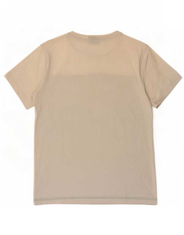 Champion T-Shirt Graphique Homme Petit Blanc Cassé Colourblock