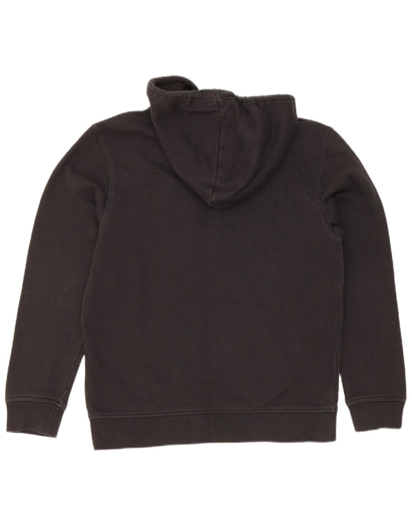 Adidas Pull à capuche surdimensionné pour femme UK 8 Petit coton noir