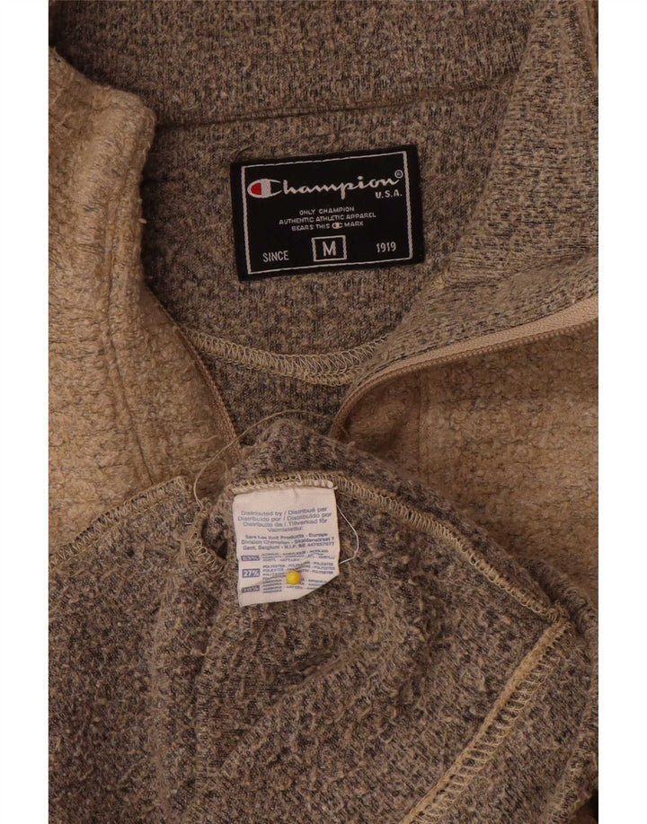 Champion Veste De Survêtement Homme Beige Moyen Acrylique