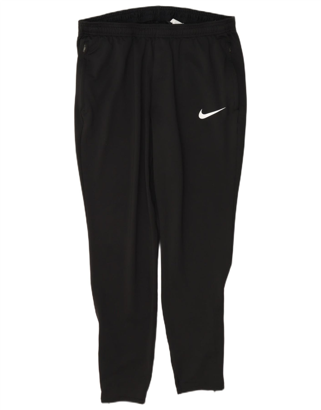Nike Pantalon de survêtement Dri Fit Slim pour homme en polyester color block Noir Taille L