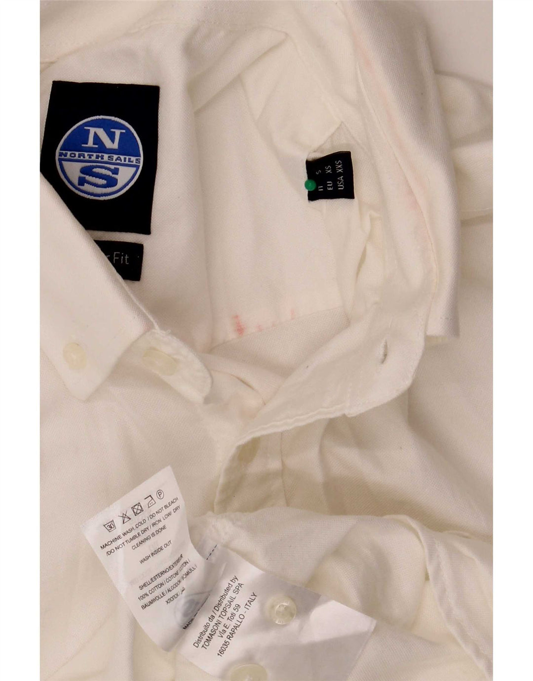 North Sails Chemise Homme XS Blanc Coton