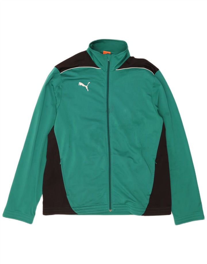 Puma Veste de Survêtement Homme XL Vert Colorblock