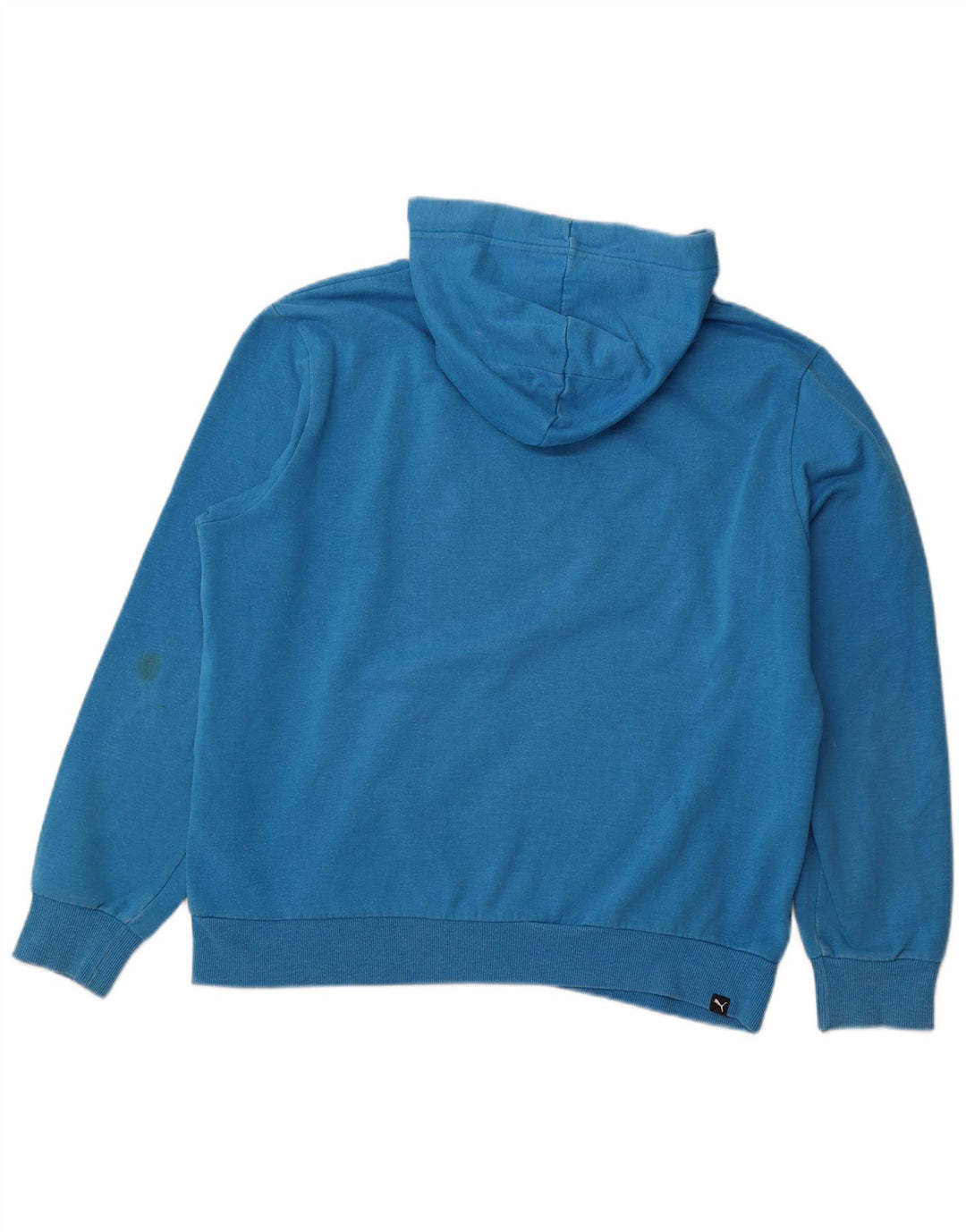 PUMA Pull à capuche graphique pour hommes, grand, bleu
