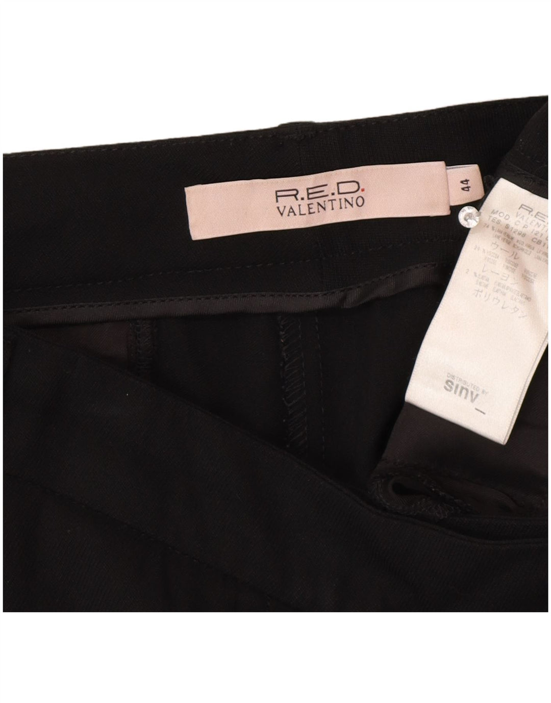 Red by Valentino Pantalon décontracté bootcut pour femme IT 44 Medium W30 L33 Noir