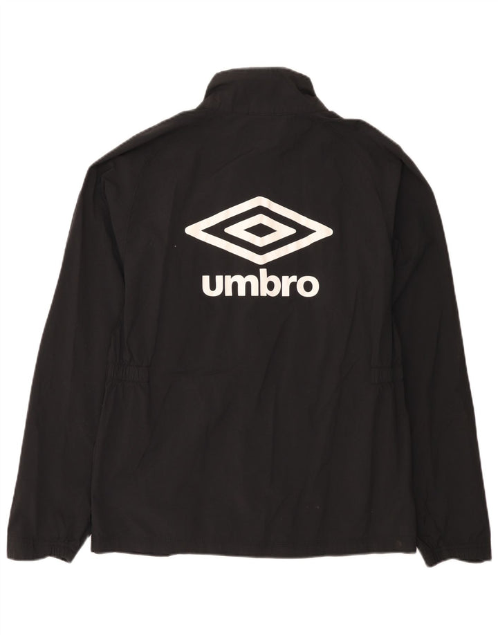 Umbro Veste de pluie graphique pour femme UK 14 Nylon noir moyen