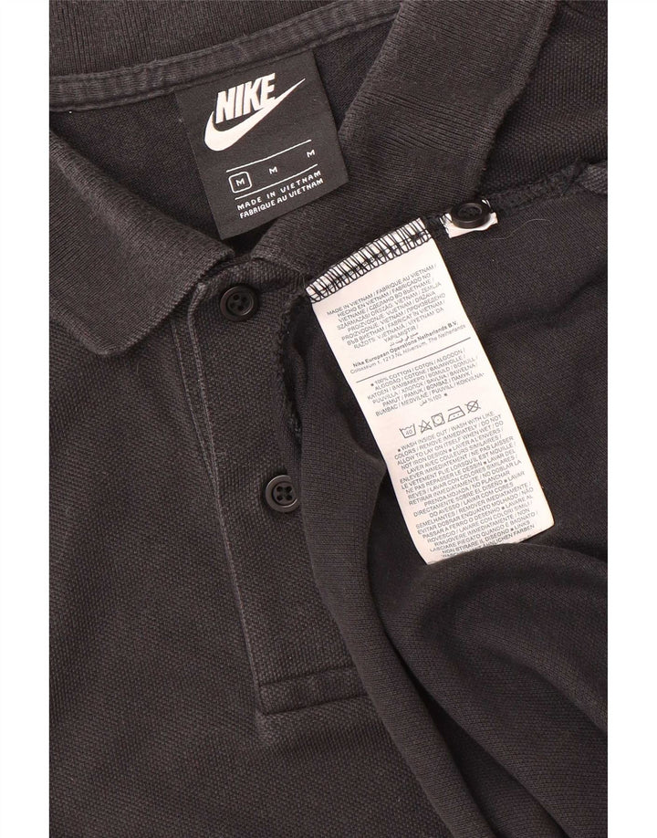 Polo Nike Homme Coton Noir Moyen