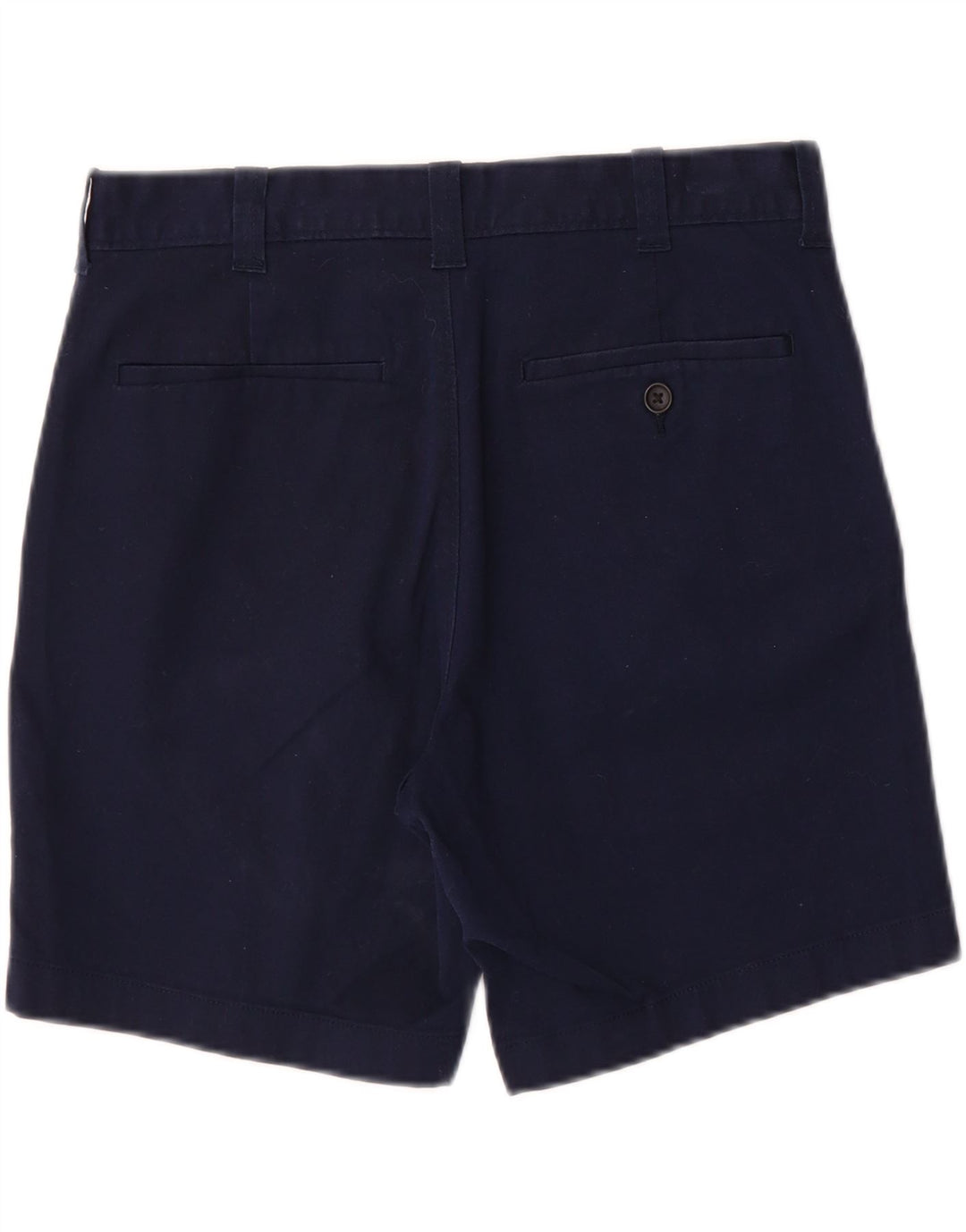 J. CREW Mens Chino Shorts W30 Medium Navy Blue Cotton Vintage J. Crew and Second-Hand J. Crew from Messina Hembry 