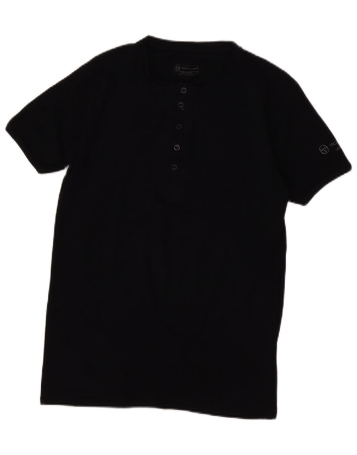 SERGIO TACCHINI T-Shirt Homme Haut Petit Noir Coton