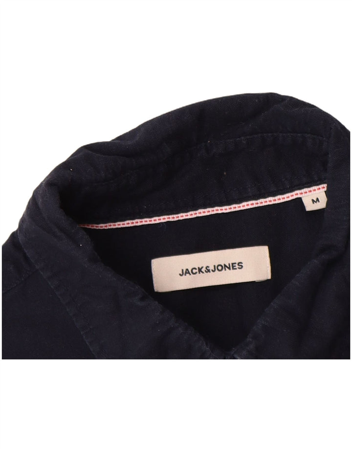Jack & Jones Chemise Homme Bleu Marine Moyen Coton