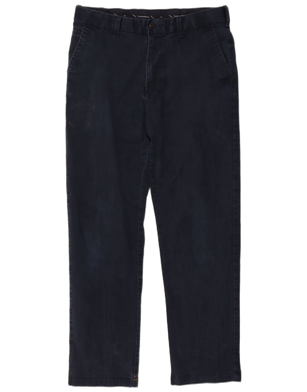 Marks & Spencer Pantalon Chino Droit Blue Harbor Homme W34 L31 Bleu Marine