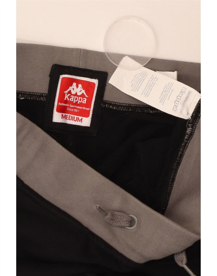 Kappa Pantalon de survêtement pour femme en coton noir moyen UK 44