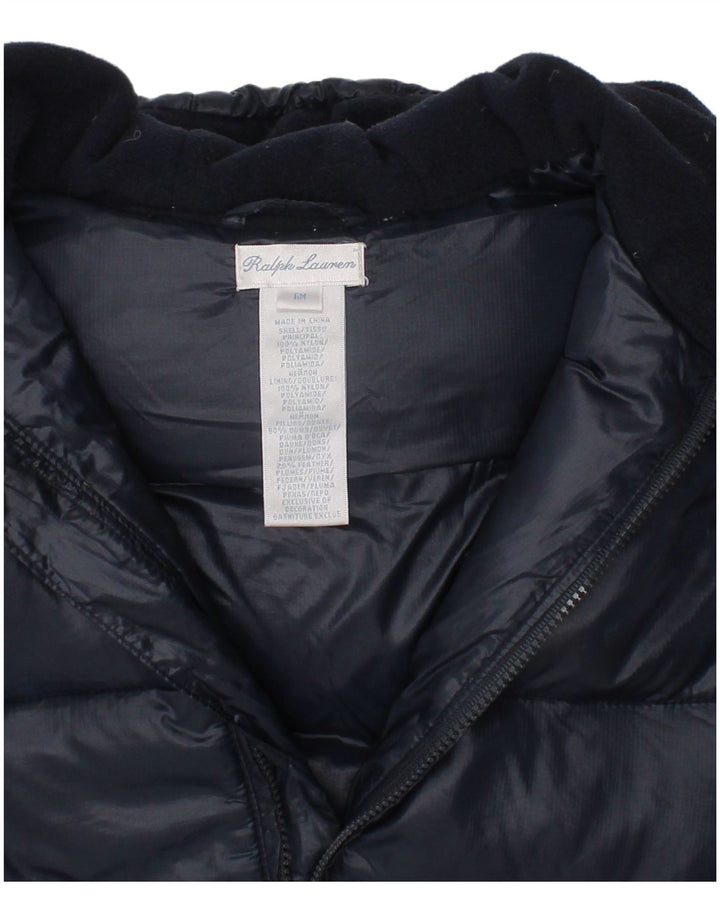 Ralph Lauren Combinaison rembourrée à capuche pour bébé garçon 3-6 mois Bleu marine Hiver