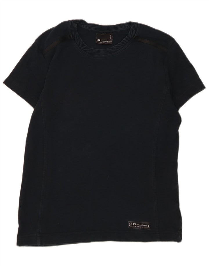 CHAMPION T-Shirt Easy Fit pour Femme UK 14 Large Bleu Marine