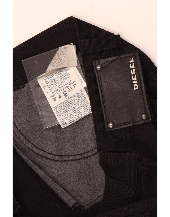 Diesel Jean Droit Femme W29 L32 Coton Noir