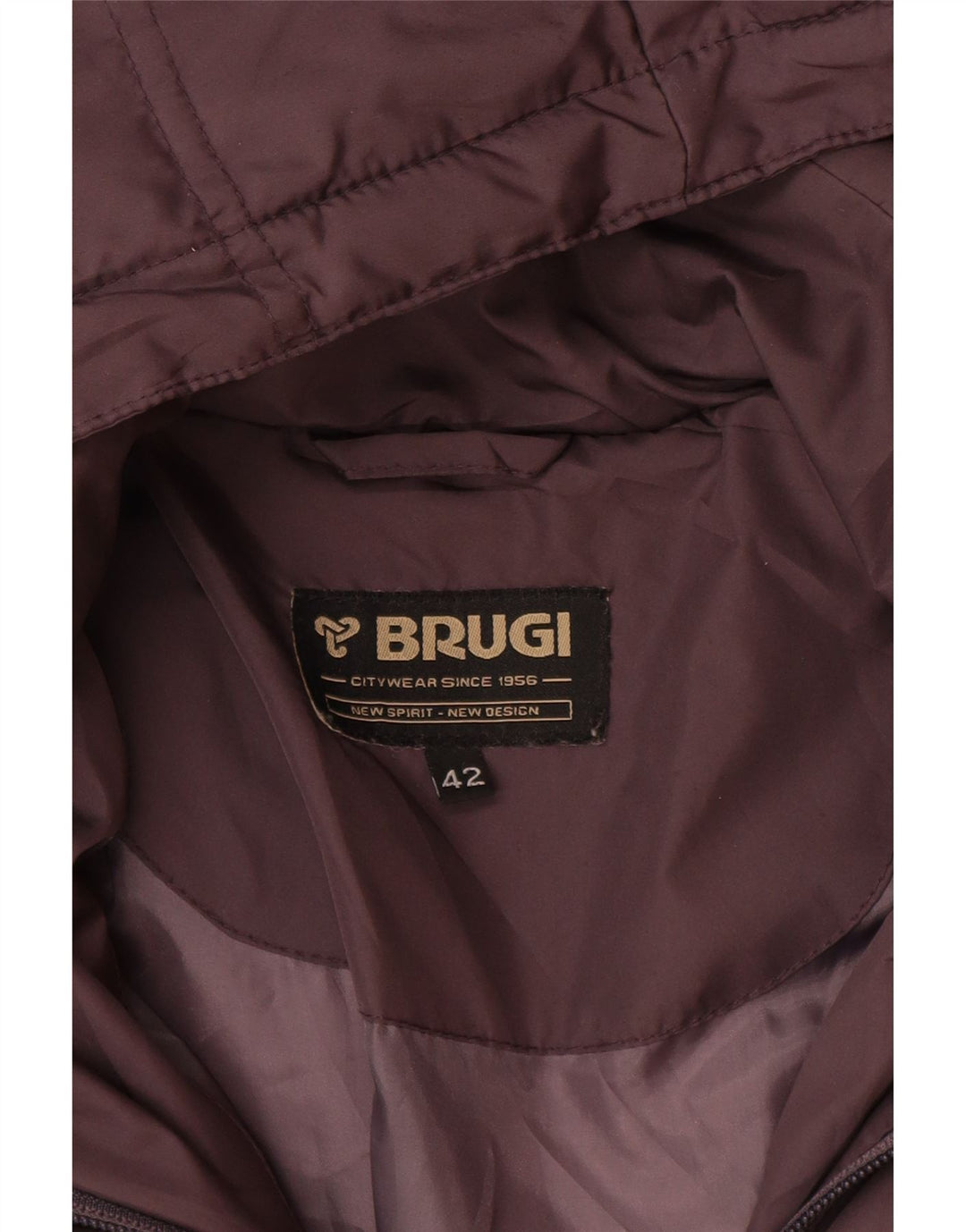 BRUGI Veste matelassée à capuche pour femme IT 42 Violet moyen Polyester