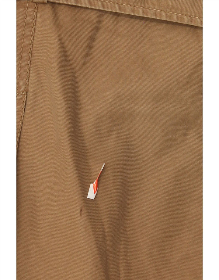 Zara Veste Militaire Homme UK 40 Large Marron Polyester