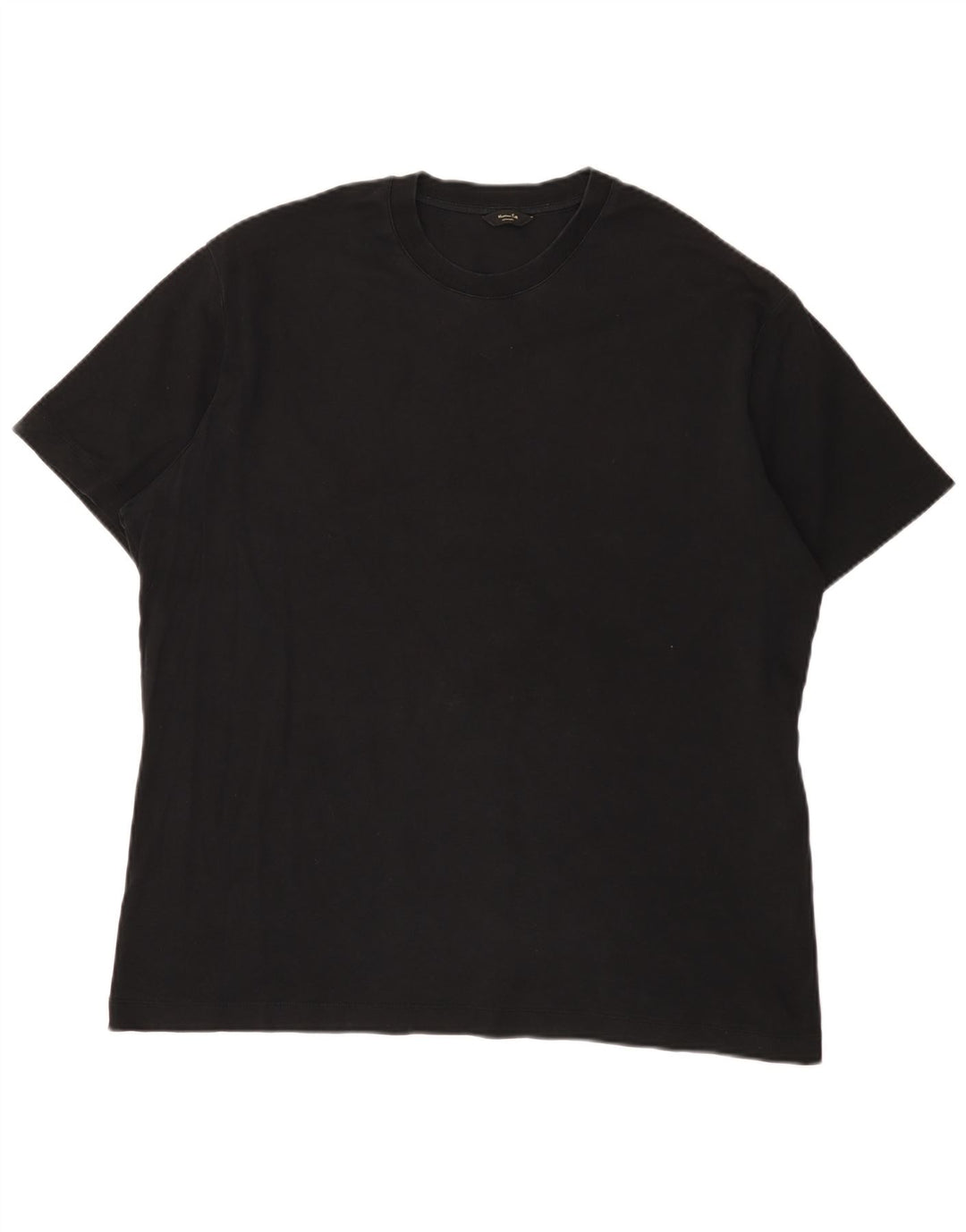 Massimo Dutti T-Shirt Homme Haut 2XL Noir Coton