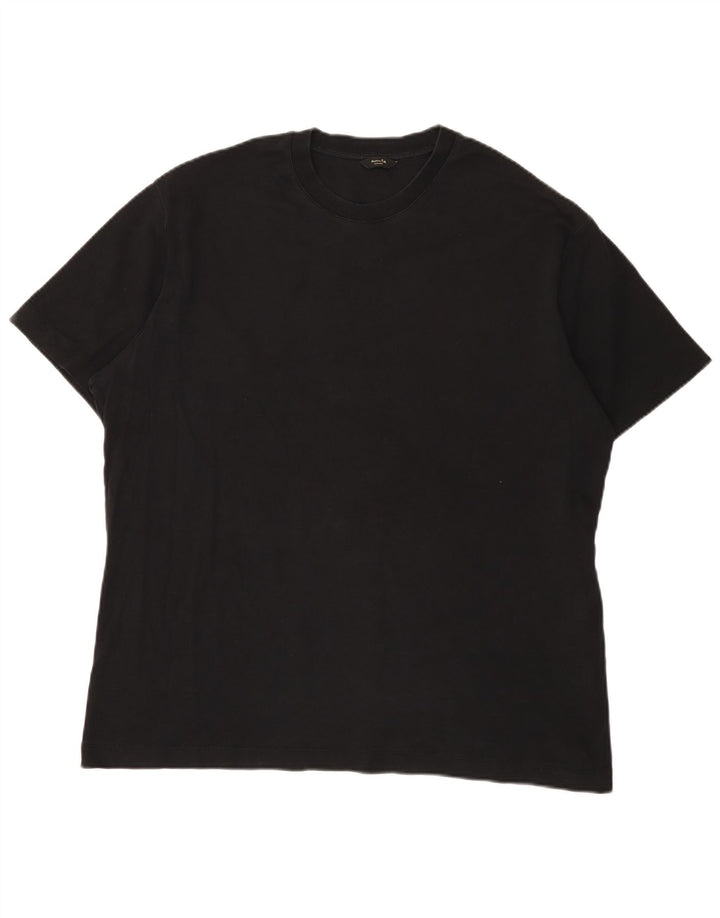 Massimo Dutti T-Shirt Homme Haut 2XL Noir Coton