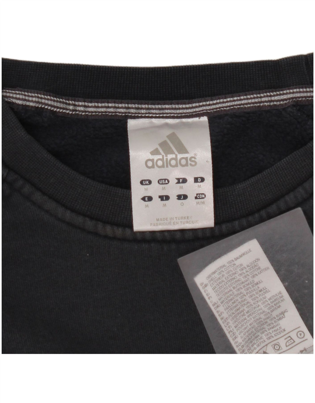 ADIDAS Sweat-Shirt Homme Noir Moyen