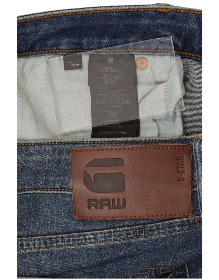 G-STAR Jean Slim 3301 Homme W38 L34 Bleu Coton
