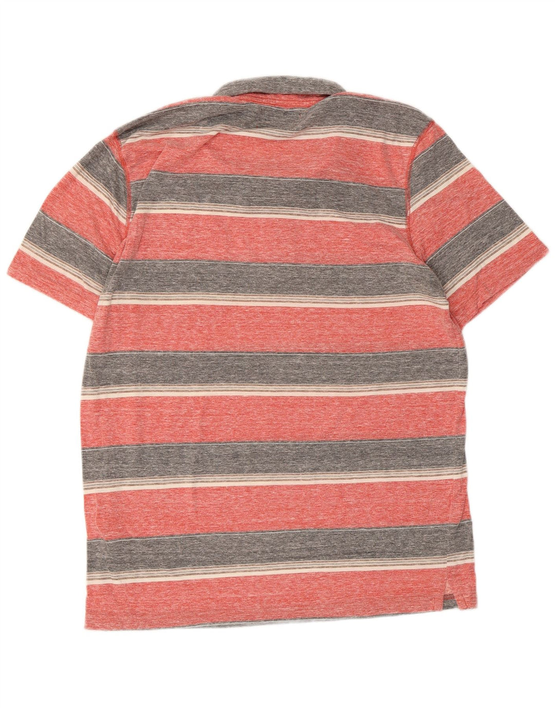 Hurley Polo Homme Large Rose Rayé Polyester