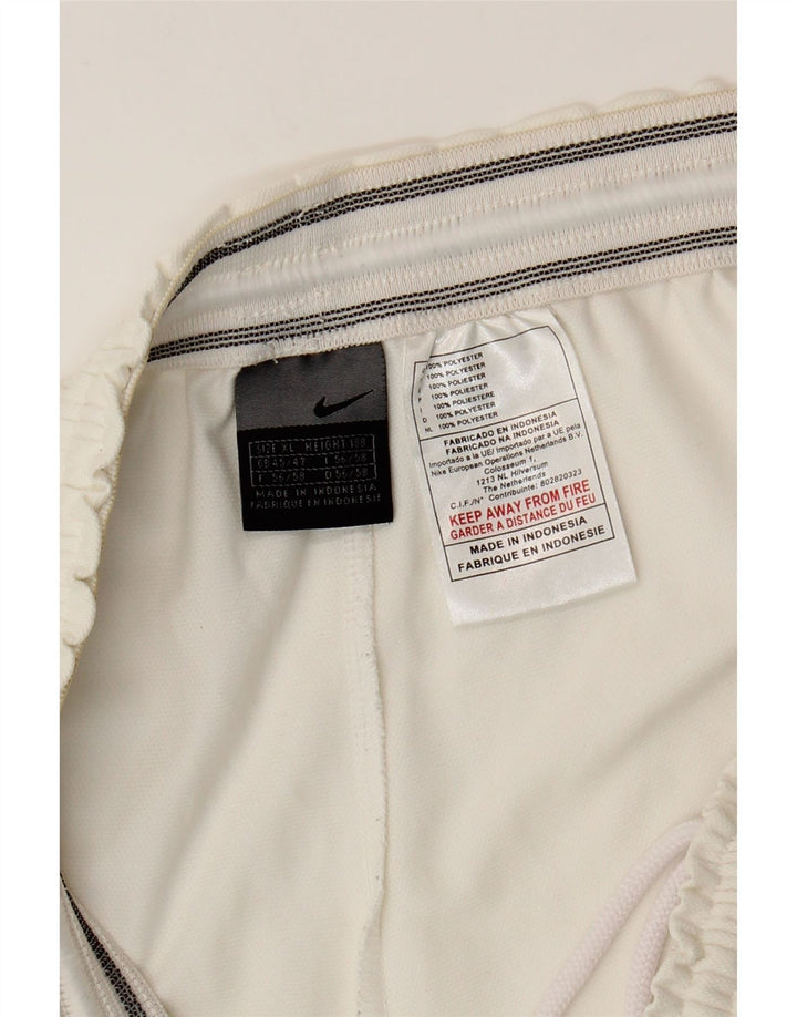 Nike Short de sport pour homme XL Blanc Polyester