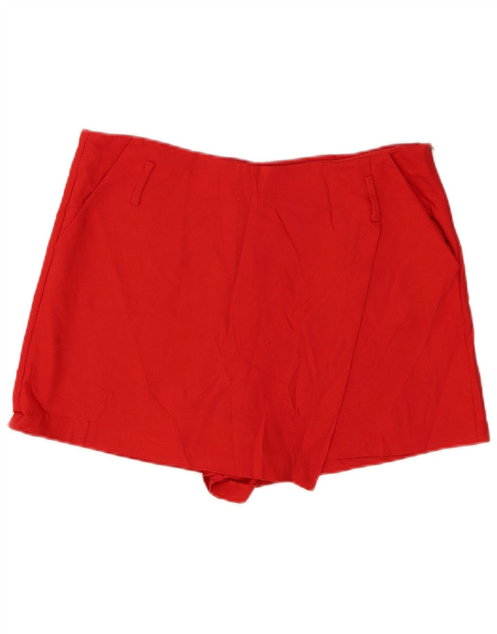 Zara Jupe-short pour femme UK 14 Large Rouge