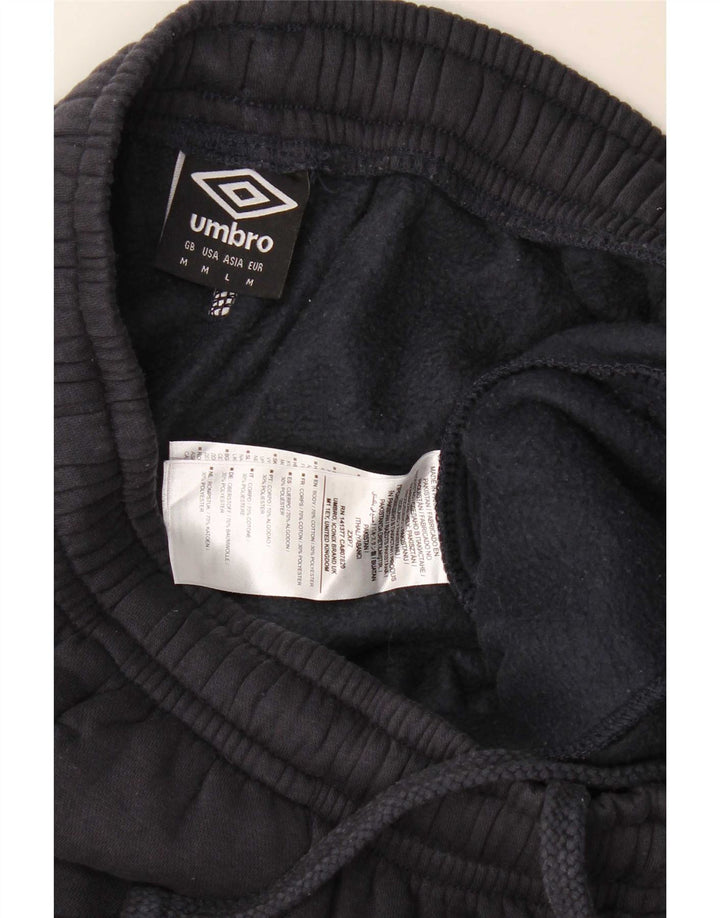 Umbro Short de Sport Homme Bleu Marine Moyen Coton