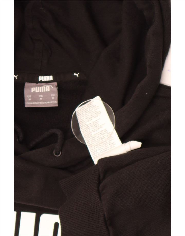 Puma Pull à Capuche Graphique Homme Noir Moyen Coton