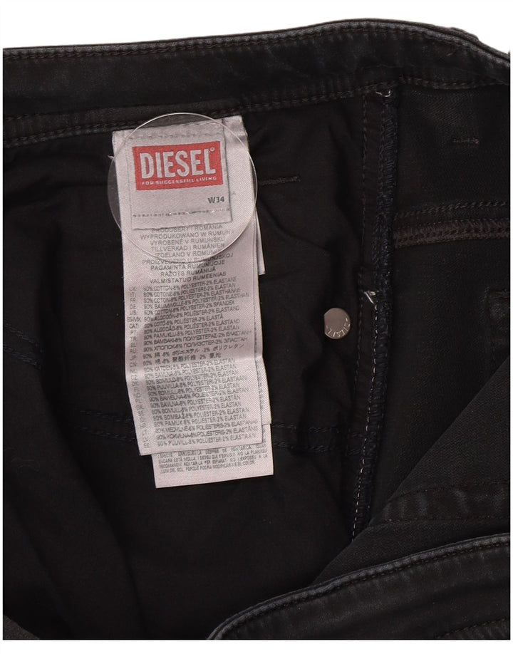 Diesel Jean Slim W34 L32 Homme Gris Coton