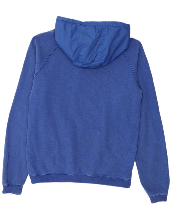 K-Way Pull à capuche pour femme UK 14 Bleu moyen Coton