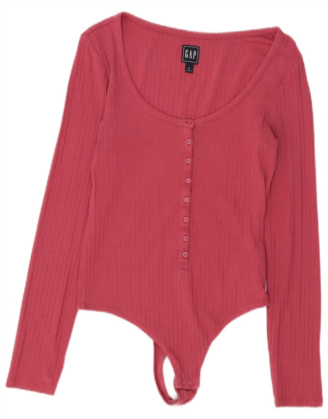 Gap Body à manches longues pour femme UK 10 Petit coton rose