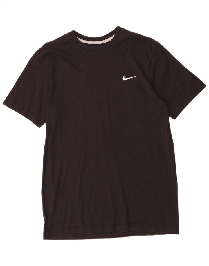 NIKE T-shirt coupe classique pour homme en coton noir moyen