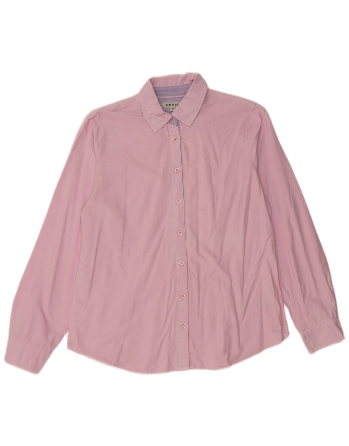 Orvis Chemise Femme UK 14 Coton Rose Moyen