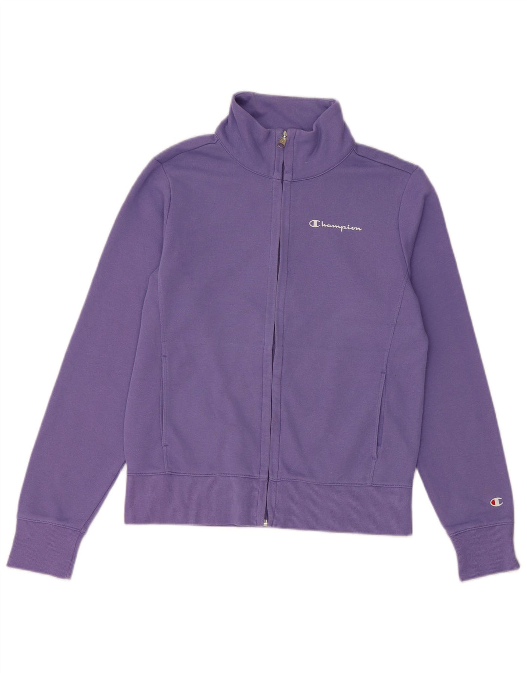 CHAMPION Veste de survêtement pour femme UK 14 Violet moyen en coton
