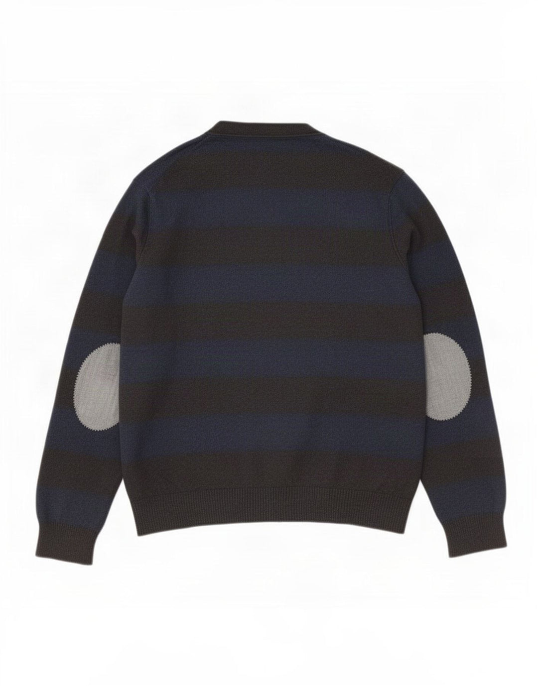 Tommy Hilfiger Cardigan pour homme en coton rayé gris Large