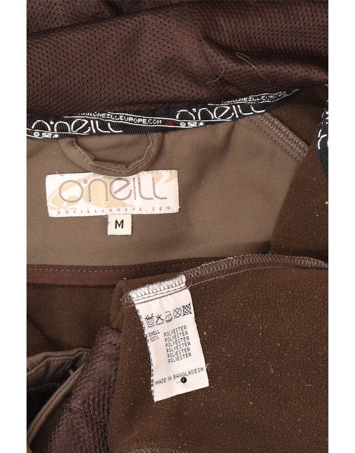 O'Neill Veste coupe-vent à capuche pour femme UK 12 Kaki moyen Polyester
