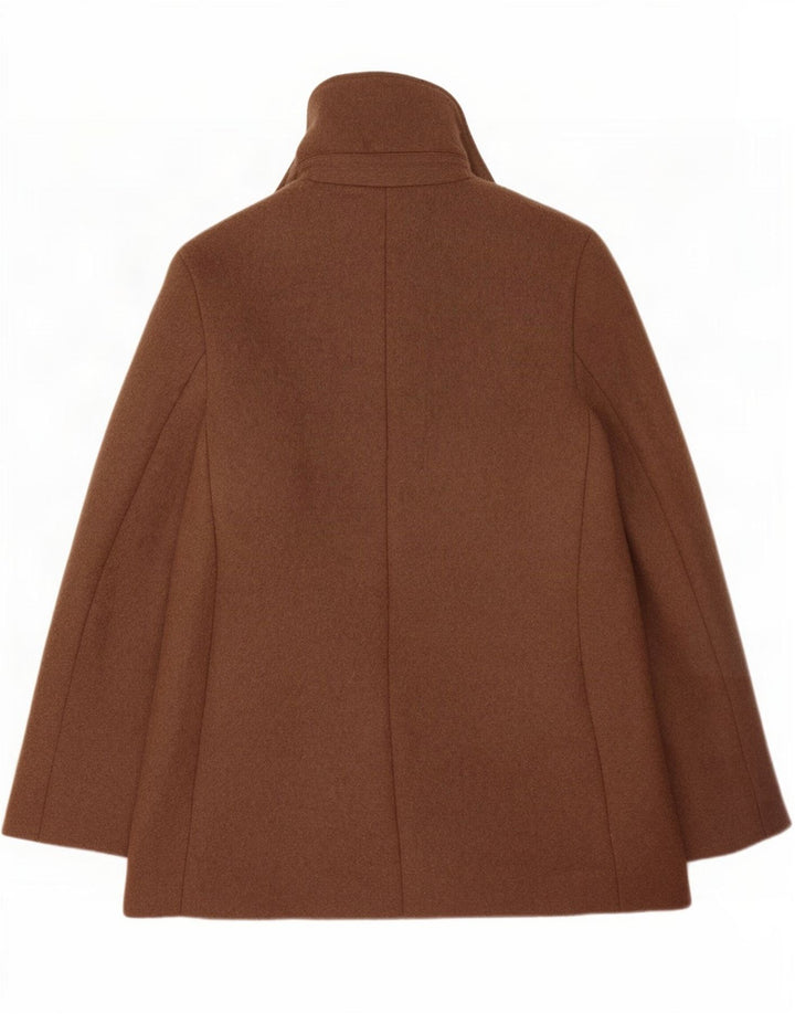 Cos Manteau ouvert pour femme EU 38 Laine marron moyen