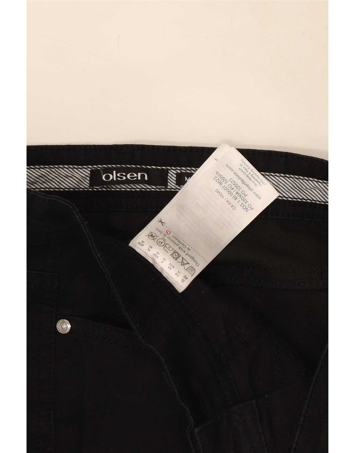 Olsen Jean slim pour femme UK 14 Medium W30 L30 Noir