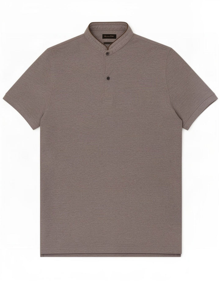 Massimo Dutti Polo Homme Grand Gris Coton