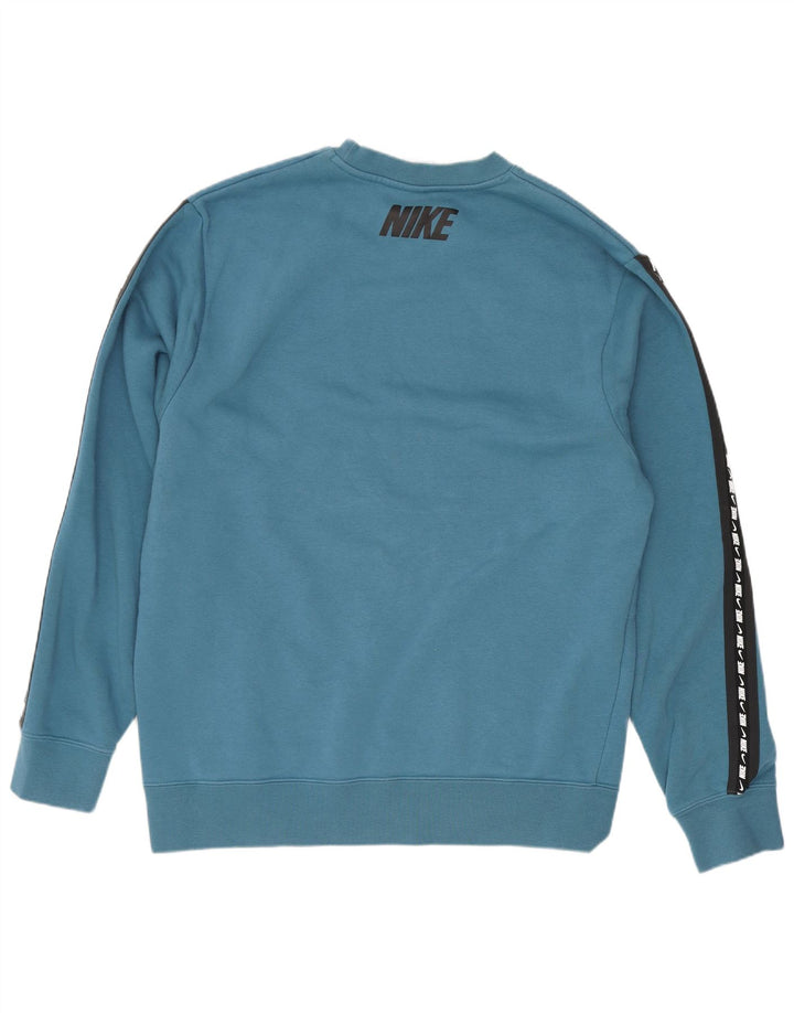 Sweat-shirt graphique Nike pour homme, bleu moyen, colour block