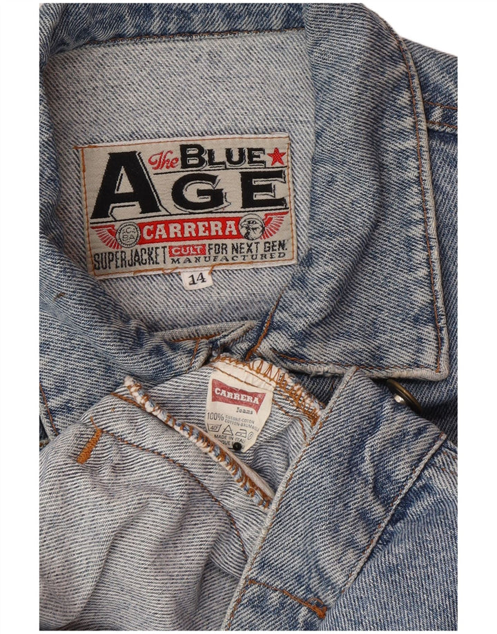 Carrera Veste en jean coupe ample garçon 13-14 ans Bleu Coton
