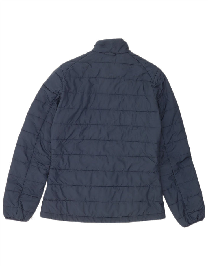 Jack Wolfskin Doudoune Doublée Femme UK 8/10 Petit Bleu Marine Polyester