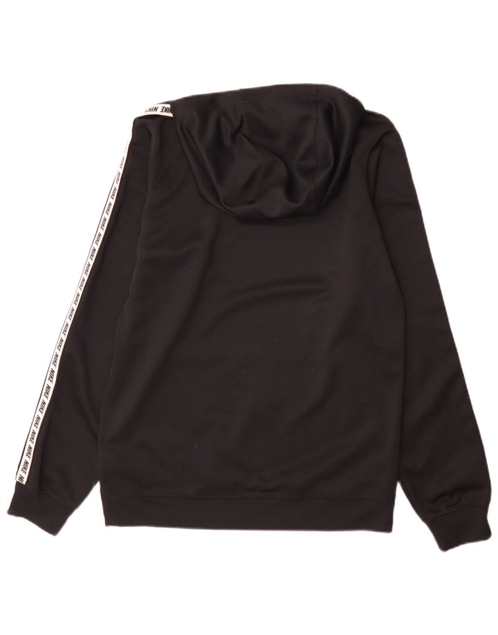 Nike Pull à capuche graphique pour homme Petit Noir Polyester