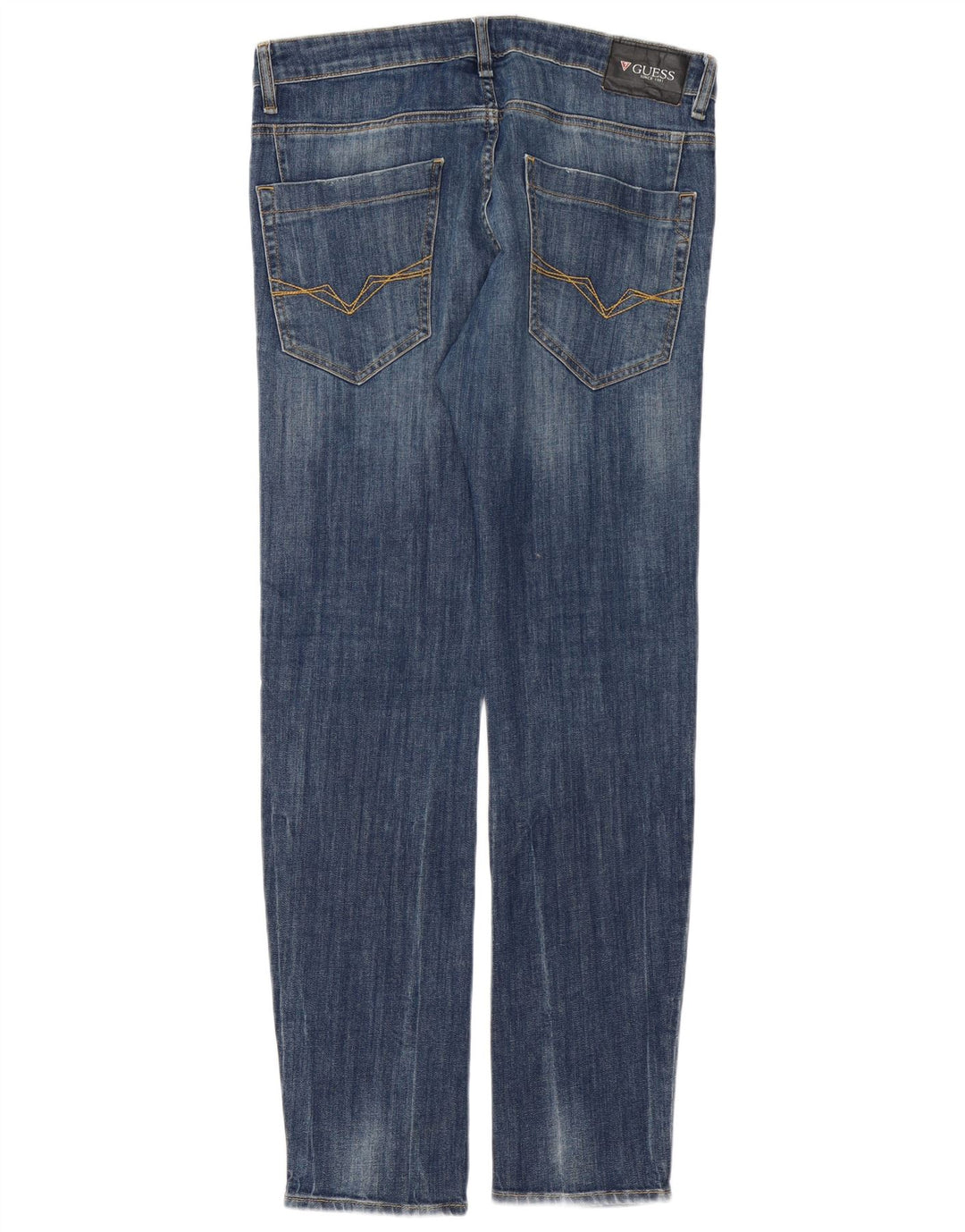 Guess Jean Slim Homme W32 L32 Bleu Coton