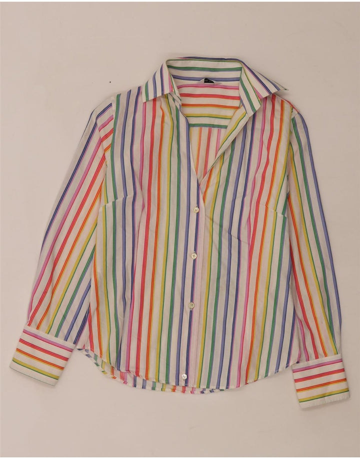 Paul Smith Chemise IT 42 Medium Multicolore Rayé Coton Femme