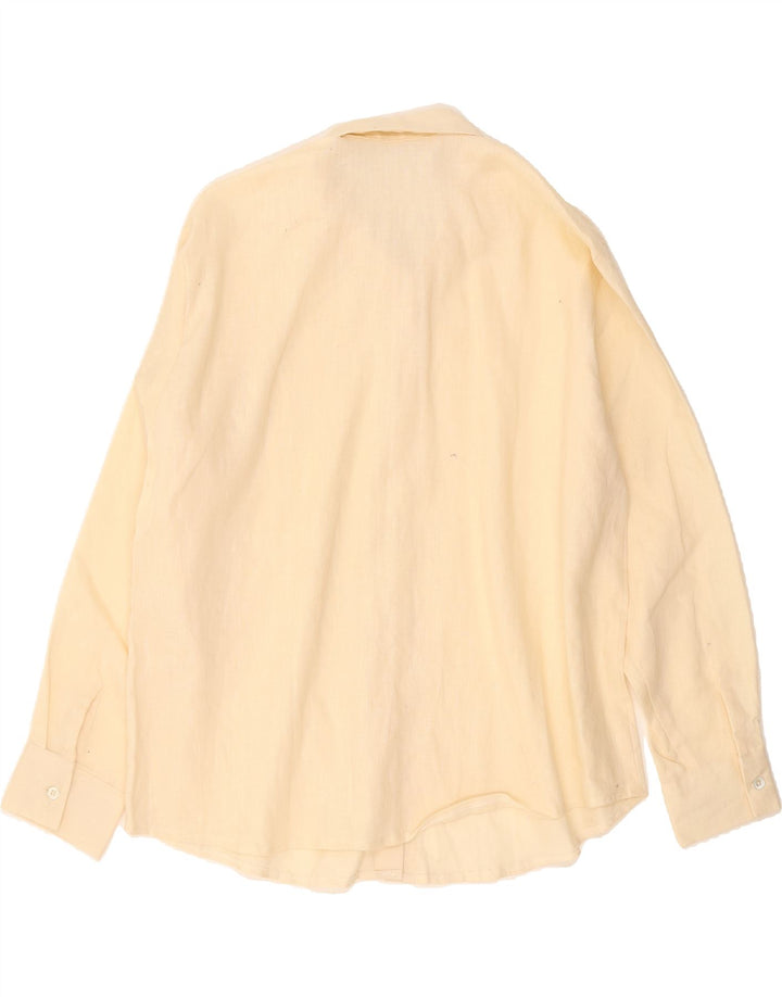 VINTAGE Womens Shirt UK 18 XL Beige Vintage Vintage and Second-Hand Vintage from Messina Hembry 